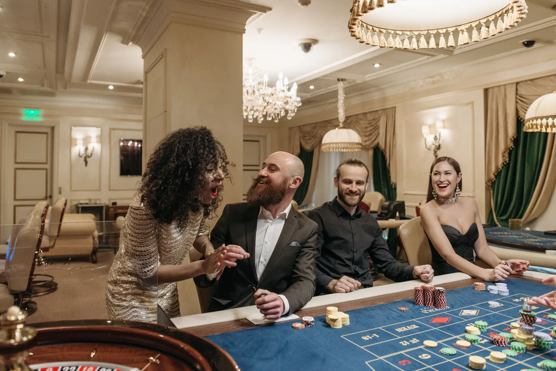 Social casino interaction